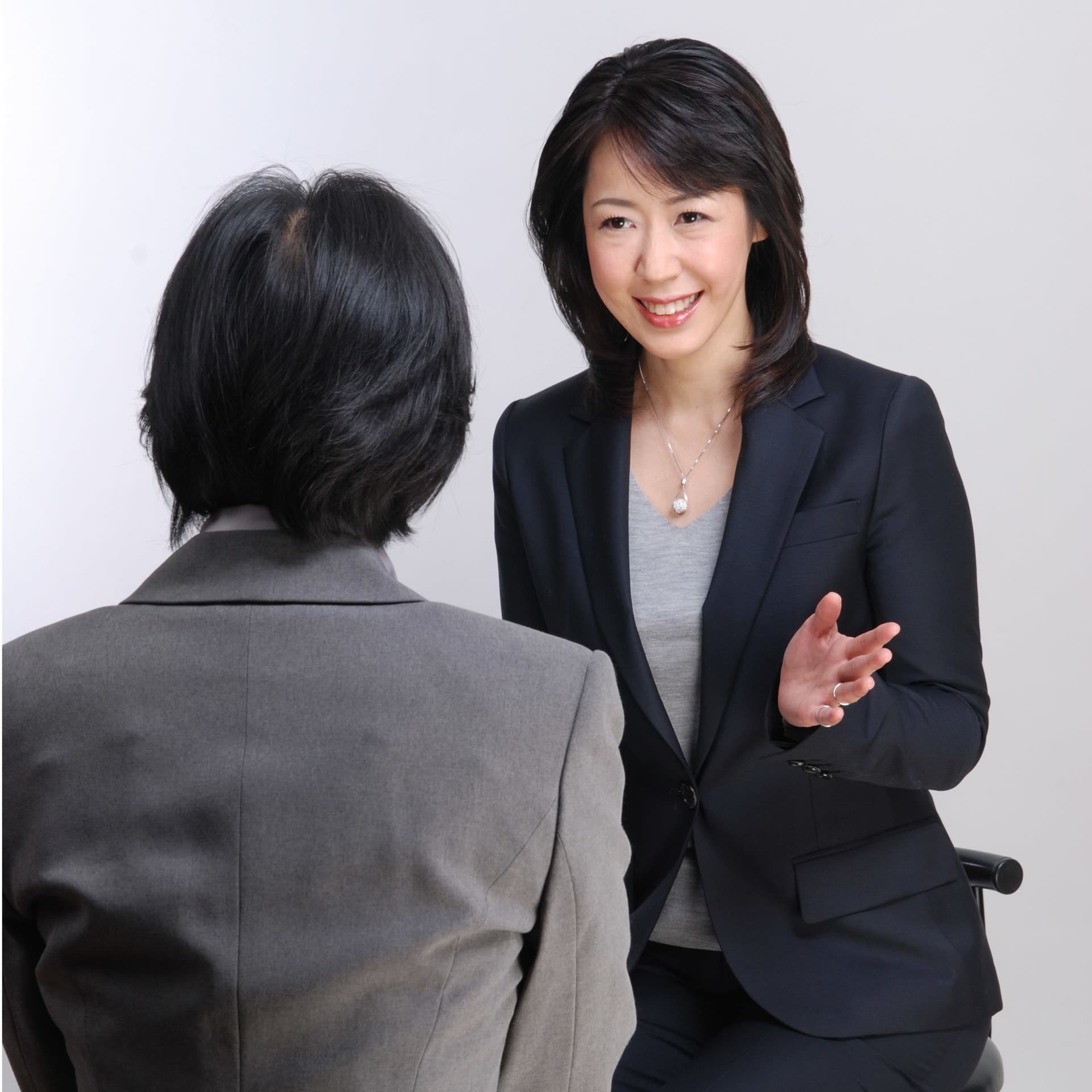 キャリア相談を行っている様子